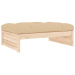 vidaXL Set mobilier relaxare de grădină & perne 6 piese lemn masiv pin vidaXL Set mobilier relaxare de grădină & perne 6 piese lemn masiv pin