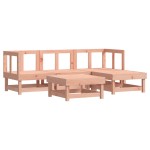 vidaXL Set mobilier relaxare de grădină, 5 piese, lemn masiv douglas