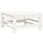 vidaXL Set mobilier de grădină, 6 piese, alb, lemn masiv pin vidaXL Set mobilier de grădină, 6 piese, alb, lemn masiv pin