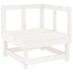 vidaXL Set mobilier relaxare grădină, 8 piese, alb, lemn masiv de pin vidaXL Set mobilier relaxare grădină, 8 piese, alb, lemn masiv de pin