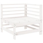 vidaXL Set mobilier de grădină, 6 piese, alb, lemn masiv pin vidaXL Set mobilier de grădină, 6 piese, alb, lemn masiv pin