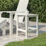 vidaXL Masă Adirondack de grădină, alb, 38x38x46 cm, HDPE vidaXL Masă Adirondack de grădină, alb, 38x38x46 cm, HDPE