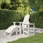 vidaXL Masă Adirondack de grădină, alb, 38x38x46 cm, HDPE vidaXL Masă Adirondack de grădină, alb, 38x38x46 cm, HDPE