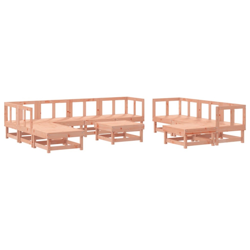 vidaXL Set mobilier de grădină, 11 piese, lemn masiv douglas