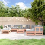 vidaXL Set mobilier de grădină, 11 piese, lemn masiv douglas vidaXL Set mobilier de grădină, 11 piese, lemn masiv douglas