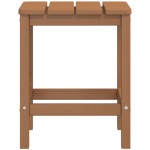 vidaXL Masă Adirondack de grădină, maro, 38x38x46 cm, HDPE vidaXL Masă Adirondack de grădină, maro, 38x38x46 cm, HDPE