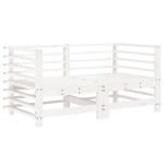 vidaXL Set mobilier de grădină, 6 piese, alb, lemn masiv pin vidaXL Set mobilier de grădină, 6 piese, alb, lemn masiv pin