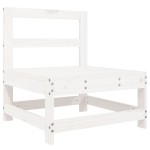 vidaXL Set mobilier relaxare de grădină, 4 piese, alb, lemn masiv pin vidaXL Set mobilier relaxare de grădină, 4 piese, alb, lemn masiv pin