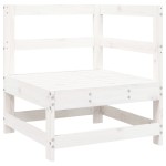 vidaXL Set mobilier relaxare de grădină, 4 piese, alb, lemn masiv pin vidaXL Set mobilier relaxare de grădină, 4 piese, alb, lemn masiv pin