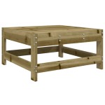 vidaXL Set mobilier relaxare de grădină, 4 piese, lemn de pin tratat