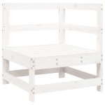 vidaXL Set mobilier de grădină, 6 piese, alb, lemn masiv pin vidaXL Set mobilier de grădină, 6 piese, alb, lemn masiv pin