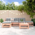 vidaXL Set mobilier relaxare grădină, 6 piese, lemn masiv Douglas
