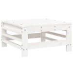 vidaXL Set mobilier relaxare de grădină 5 piese alb lemn masiv de pin vidaXL Set mobilier relaxare de grădină 5 piese alb lemn masiv de pin