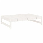 vidaXL Set mobilier relaxare grădină, 2 piese, alb, lemn masiv de pin vidaXL Set mobilier relaxare grădină, 2 piese, alb, lemn masiv de pin