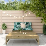 vidaXL Set mobilier relaxare de grădină, 2 piese, lemn de pin tratat vidaXL Set mobilier relaxare de grădină, 2 piese, lemn de pin tratat