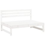 vidaXL Set mobilier relaxare de grădină, 4 piese, alb, lemn masiv pin vidaXL Set mobilier relaxare de grădină, 4 piese, alb, lemn masiv pin
