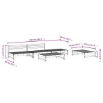 vidaXL Set mobilier relaxare de grădină 5 piese lemn masiv de pin vidaXL Set mobilier relaxare de grădină 5 piese lemn masiv de pin