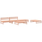 vidaXL Set mobilier relaxare de grădină, 5 piese, lemn masiv douglas