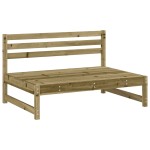 vidaXL Set mobilier relaxare pentru grădină 5 piese lemn de pin tratat
