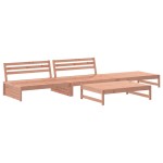 vidaXL Set mobilier relaxare grădină, 4 piese, lemn masiv Douglas