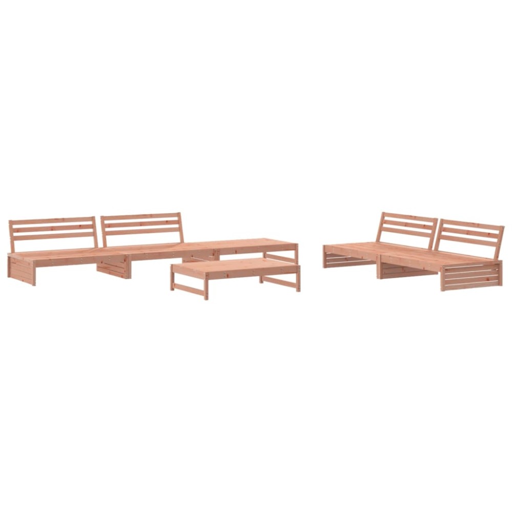 vidaXL Set mobilier relaxare grădină, 6 piese, lemn masiv Douglas