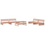 vidaXL Set mobilier relaxare grădină, 6 piese, lemn masiv Douglas