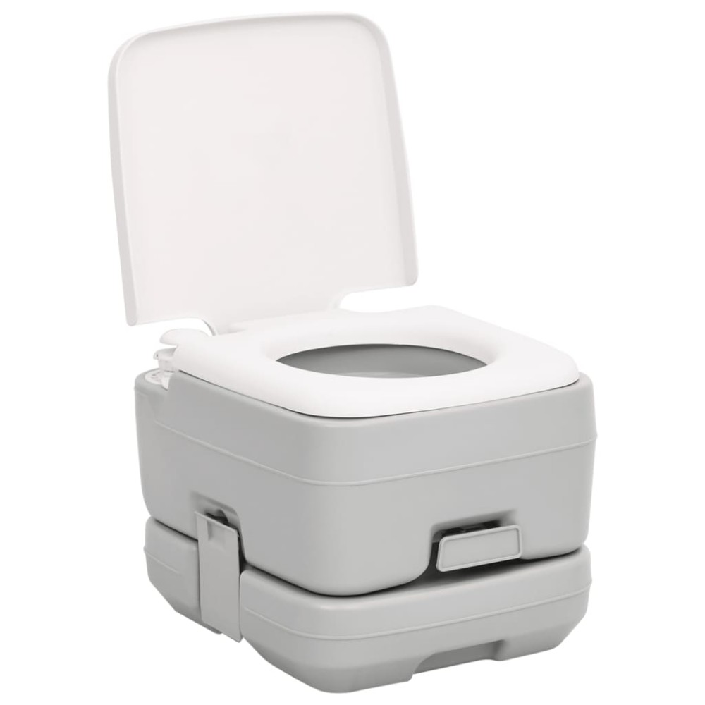 vidaXL Set portabil cu toaletă și lavoar pentru camping