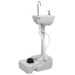 vidaXL Set portabil cu toaletă și lavoar pentru camping vidaXL Set portabil cu toaletă și lavoar pentru camping