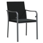 vidaXL Set mobilier de grădină cu perne, 7 piese, poliratan și oțel vidaXL Set mobilier de grădină cu perne, 7 piese, poliratan și oțel