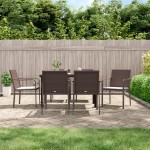 vidaXL Set mobilier de grădină cu perne, 7 piese, poliratan și oțel vidaXL Set mobilier de grădină cu perne, 7 piese, poliratan și oțel