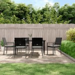 vidaXL Set mobilier de grădină cu perne, 7 piese, poliratan și oțel vidaXL Set mobilier de grădină cu perne, 7 piese, poliratan și oțel