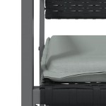 vidaXL Set mobilier de grădină cu perne, 9 piese, poliratan și oțel