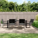 vidaXL Set mobilier de grădină cu perne, 7 piese, poliratan și oțel vidaXL Set mobilier de grădină cu perne, 7 piese, poliratan și oțel