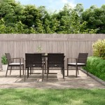vidaXL Scaune de grădină cu perne 6 buc. maro 56,5x57x83 cm poliratan vidaXL Scaune de grădină cu perne 6 buc. maro 56,5x57x83 cm poliratan