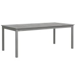 vidaXL Masă de grădină, gri, 200x100x75 cm, lemn masiv de acacia vidaXL Masă de grădină, gri, 200x100x75 cm, lemn masiv de acacia