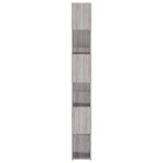 vidaXL Dulap de cărți/Separator de cameră, gri sonoma, 100x24x188 cm vidaXL Dulap de cărți/Separator de cameră, gri sonoma, 100x24x188 cm