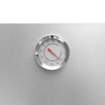 vidaXL Afumătoare grătar cu masă, oțel galvanizat vidaXL Afumătoare grătar cu masă, oțel galvanizat