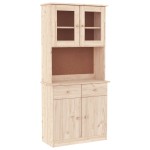 vidaXL Dulap înalt ALTA, 77x35x73 cm, lemn masiv de pin vidaXL Dulap înalt ALTA, 77x35x73 cm, lemn masiv de pin