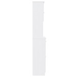 vidaXL Dulap înalt ALTA, alb, 77x35x188 cm, lemn masiv de pin vidaXL Dulap înalt ALTA, alb, 77x35x188 cm, lemn masiv de pin