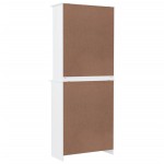 vidaXL Dulap înalt ALTA, alb, 77x35x188 cm, lemn masiv de pin vidaXL Dulap înalt ALTA, alb, 77x35x188 cm, lemn masiv de pin