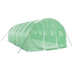 vidaXL Seră cu cadru din oțel, verde, 18 m², 6x3x2 m