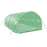 vidaXL Seră cu cadru din oțel, verde, 18 m², 6x3x2 m