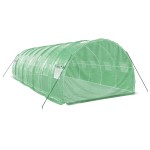 vidaXL Seră cu cadru din oțel, verde, 24 m², 8x3x2 m vidaXL Seră cu cadru din oțel, verde, 24 m², 8x3x2 m