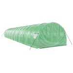 vidaXL Seră cu cadru din oțel, verde, 48 m², 16x3x2 m vidaXL Seră cu cadru din oțel, verde, 48 m², 16x3x2 m