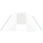 vidaXL Seră cu cadru din oțel, alb, 12 m², 4x3x2 m vidaXL Seră cu cadru din oțel, alb, 12 m², 4x3x2 m