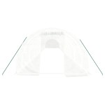 vidaXL Seră cu cadru din oțel, alb, 60 m², 20x3x2 m vidaXL Seră cu cadru din oțel, alb, 60 m², 20x3x2 m