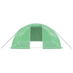 vidaXL Seră cu cadru din oțel, verde, 16 m², 4x4x2 m vidaXL Seră cu cadru din oțel, verde, 16 m², 4x4x2 m