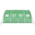 vidaXL Seră cu cadru din oțel, verde, 16 m², 4x4x2 m vidaXL Seră cu cadru din oțel, verde, 16 m², 4x4x2 m