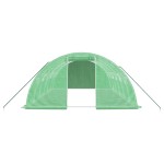 vidaXL Seră cu cadru din oțel, verde, 24 m², 6x4x2 m vidaXL Seră cu cadru din oțel, verde, 24 m², 6x4x2 m