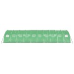 vidaXL Seră cu cadru din oțel, verde, 40 m², 10x4x2 m vidaXL Seră cu cadru din oțel, verde, 40 m², 10x4x2 m